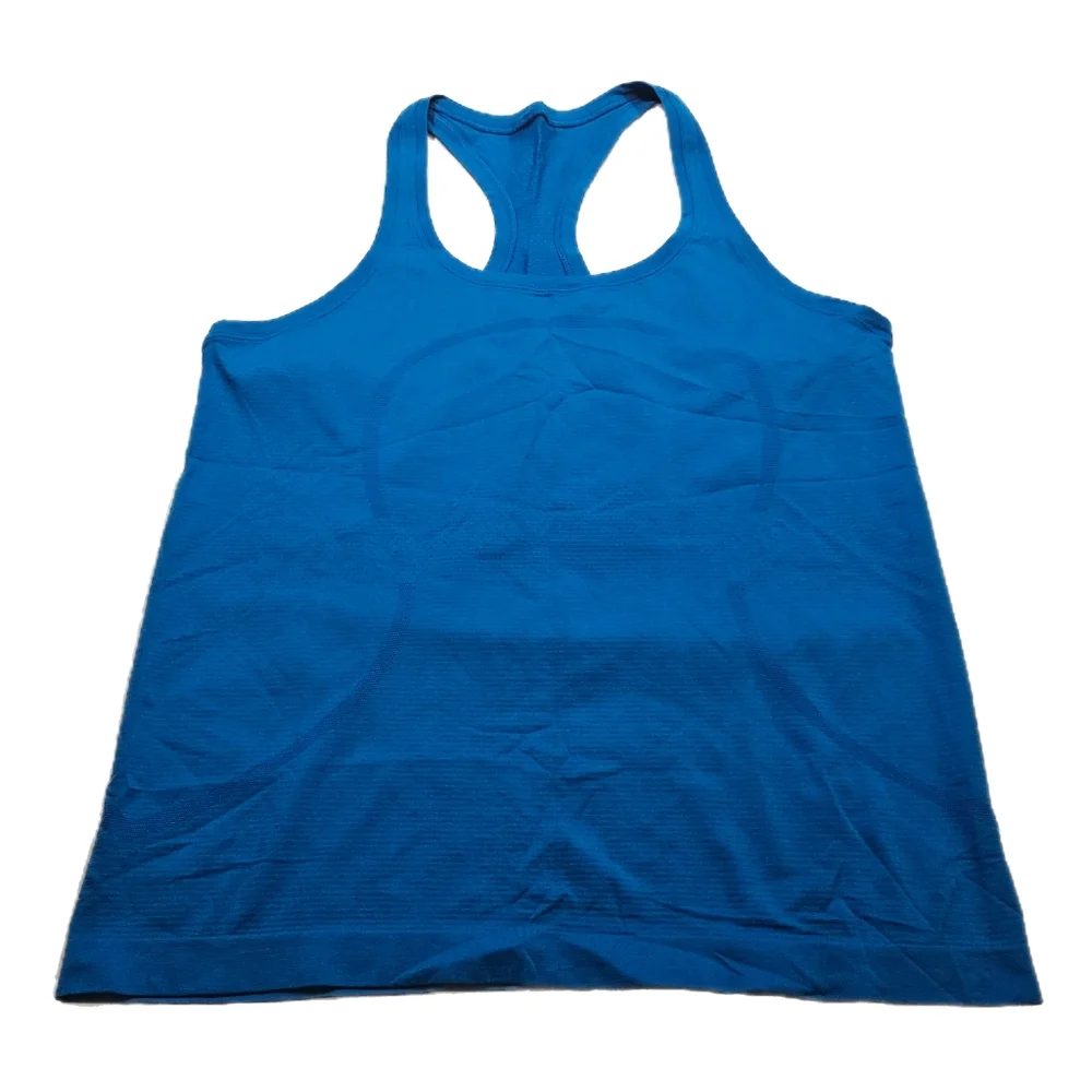 Lululemon Swiftly Tech Racerback Tank Top 2.0 *Hip Length (Poolside) Size 12_6